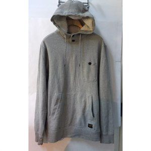 NWOT Mens Billabong Gray Hooded Sweatshirt XL